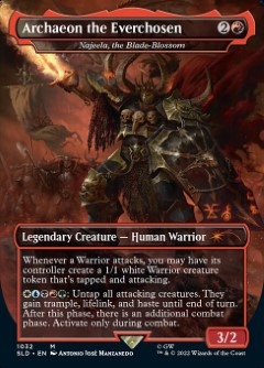 🔥 Najeela, the Blade-Blossom - Archaeon the Everchosen Secret Lair Drop - Warhammer 40k Art